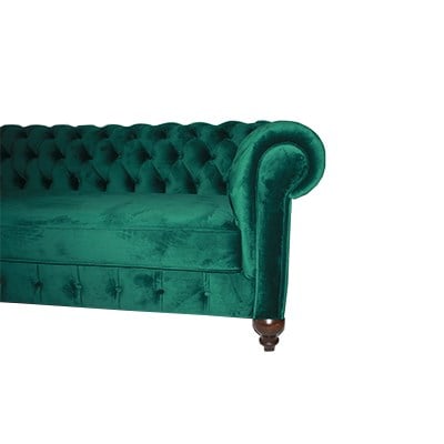 3A Mobilya Bright Green Chesterfield-Green
