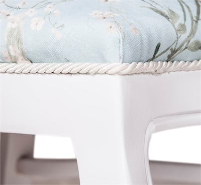 3A Mobilya Evimdeki Bahar Oymalı Sandalye - Mavi-Desen