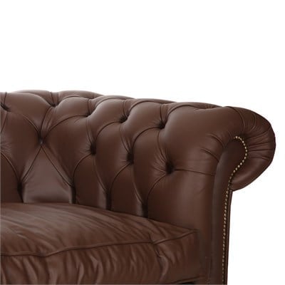 3A Mobilya Arts Chesterfield Gerçek Deri