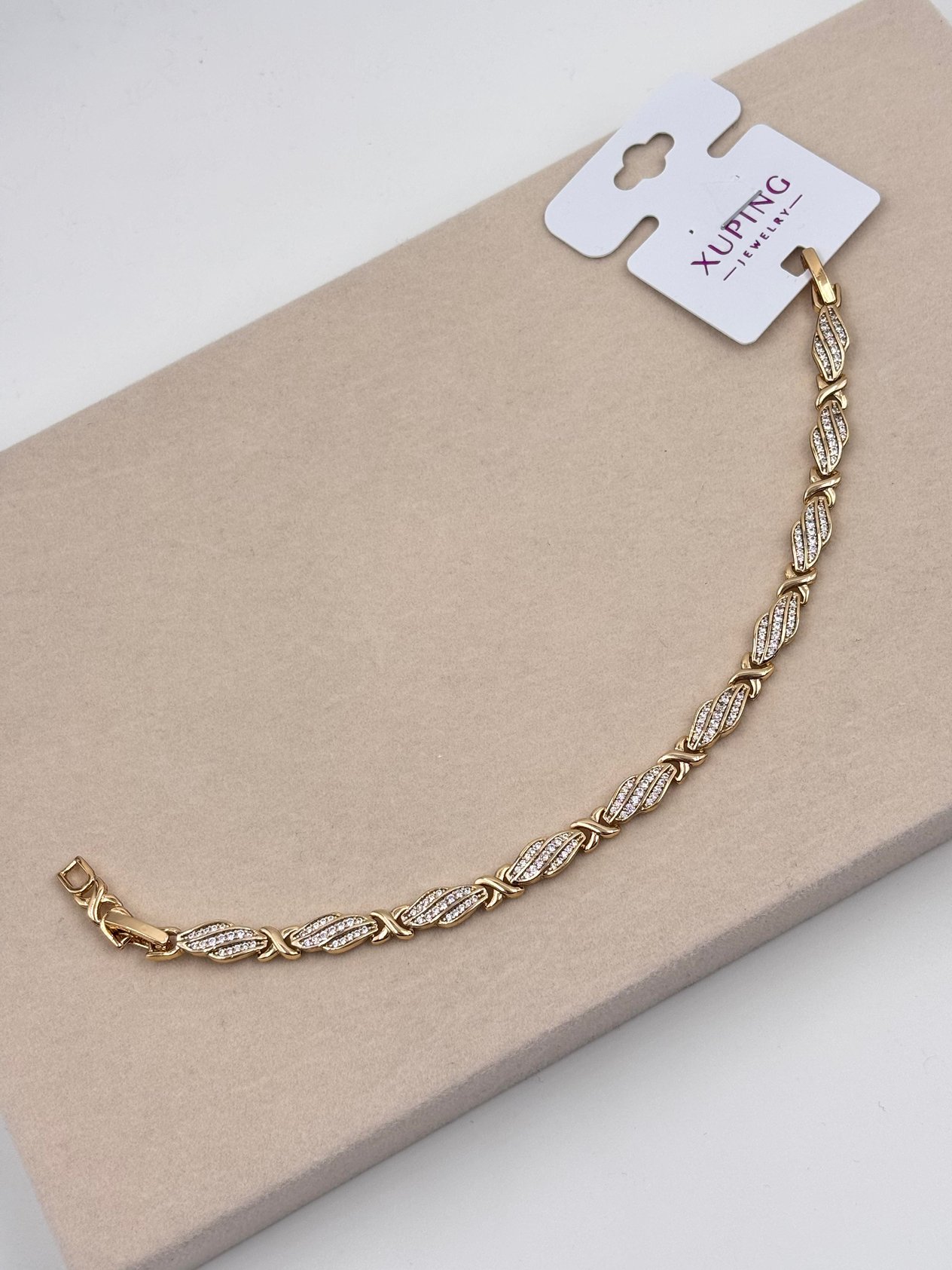 14 K Xuping Midye Model Vintage Bileklik (19cm)