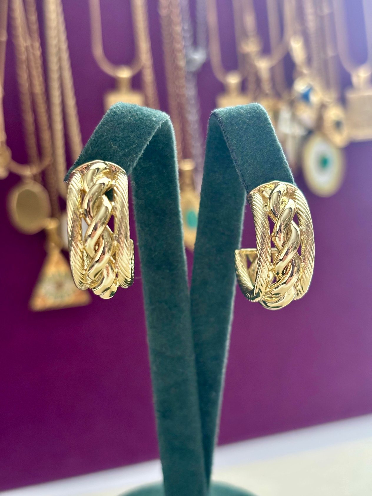 14K Xuping Burgu Desen Küpe
