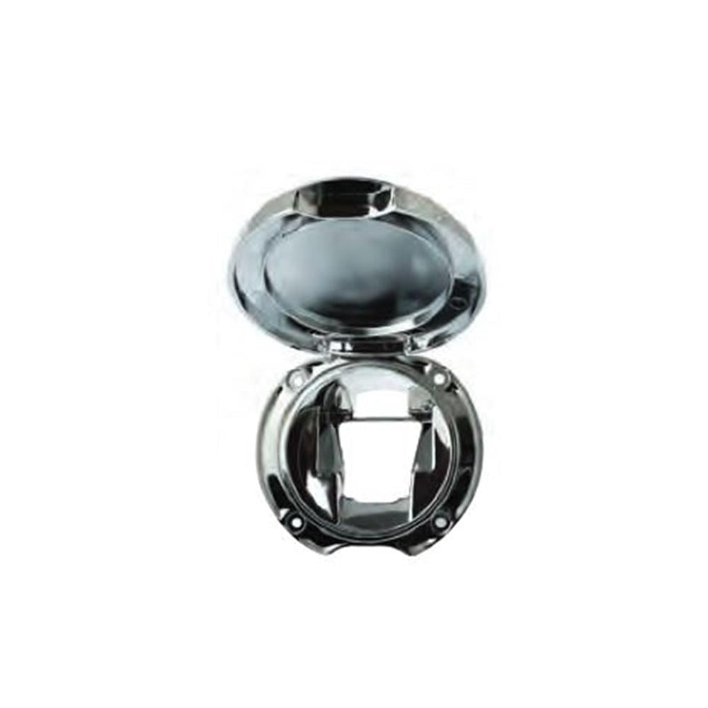 SHUIVAN Krome Kapaklı Duş Yuvası Açılı - 70mm