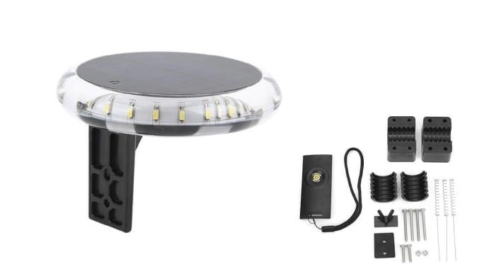  SHUIVAN Solar Panelli Kumandalı Led Demir Feneri Çakarlı