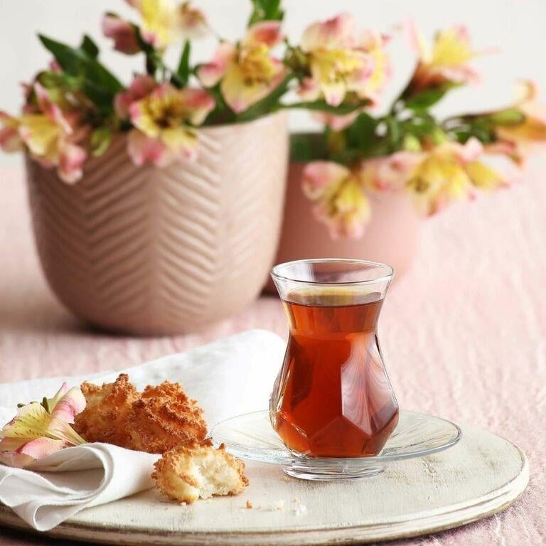 Bee Home & Dekor-Lav Alya Çay Bardağı 6'lı