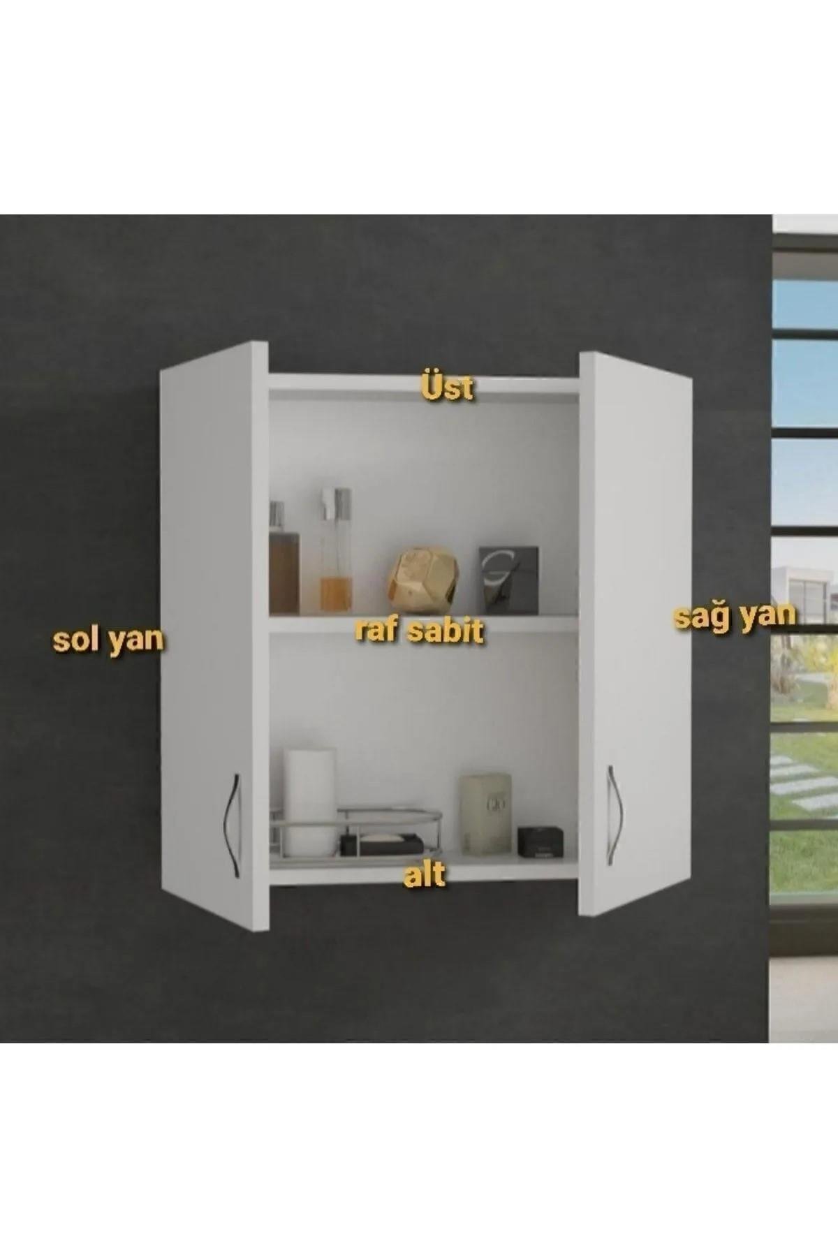 Lüks Lavabo Üstü Dolap Banyo Dolabı