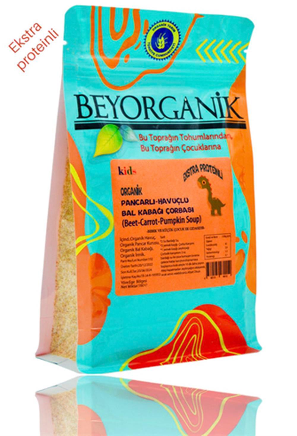 BEYORGANİK Organik Havuçlu Kabak Çorbası 