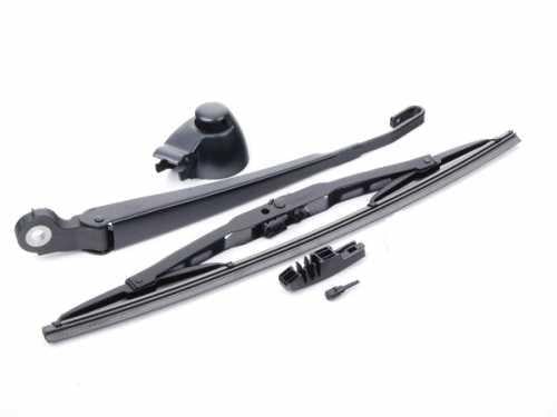  Wischerarm, Scheibenwaschanlage, hinten, Radiergummi + Blende GOLF IV 9603 355MM