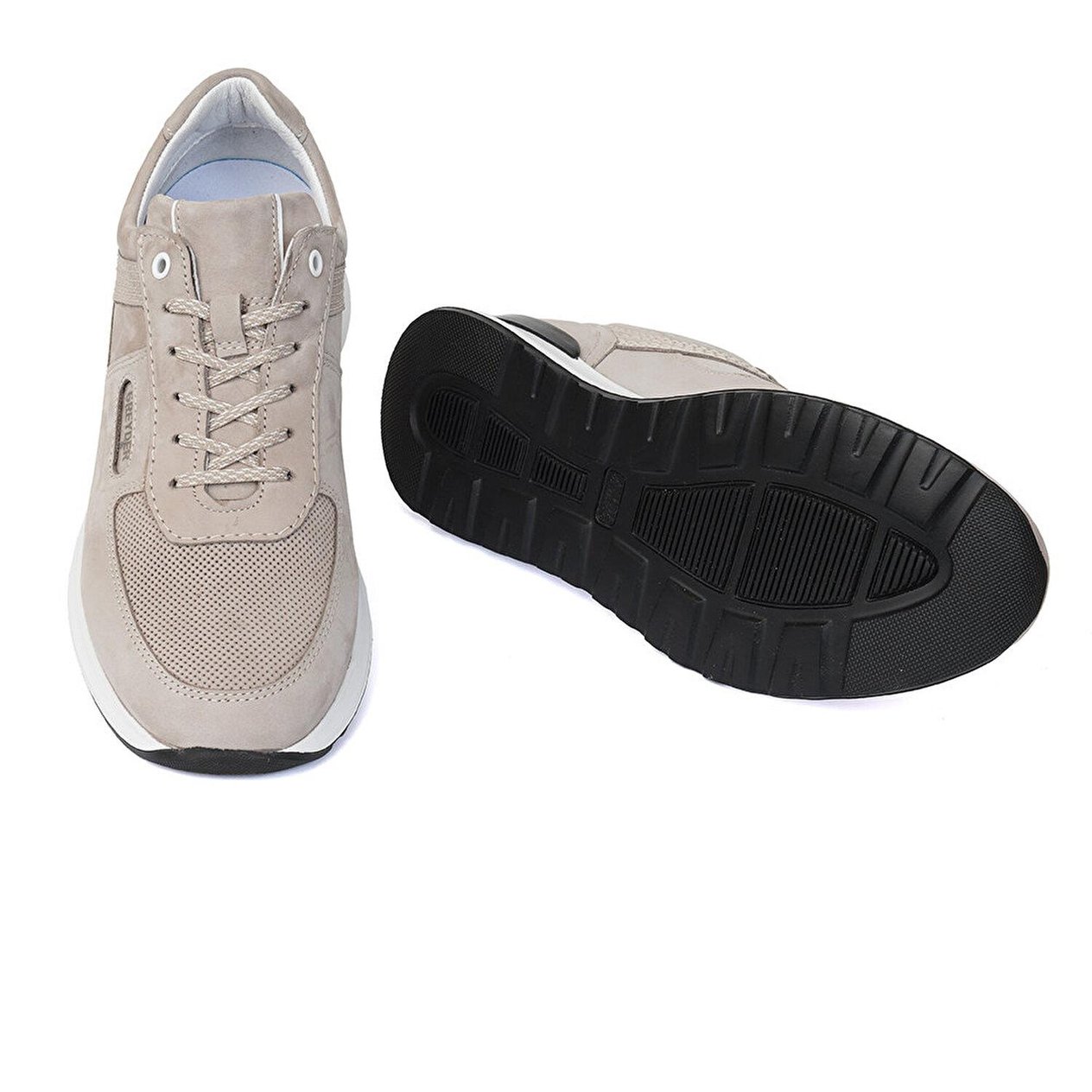 Greyder 14191 Erkek Vizon Hakiki Deri Casual Ayakkabı