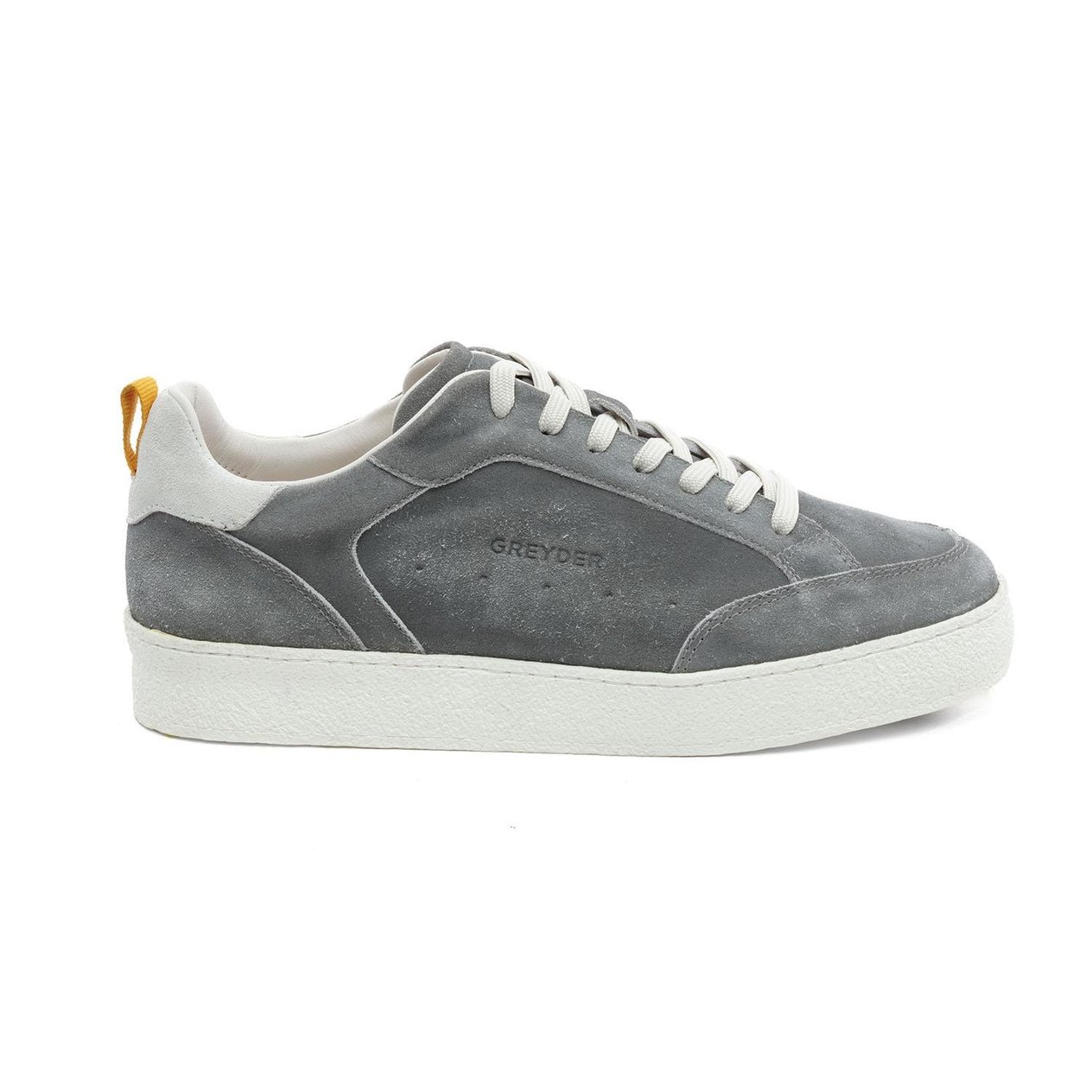 Greyder 18520 Gri Hakiki Deri Erkek Sneaker Ayakkabı 