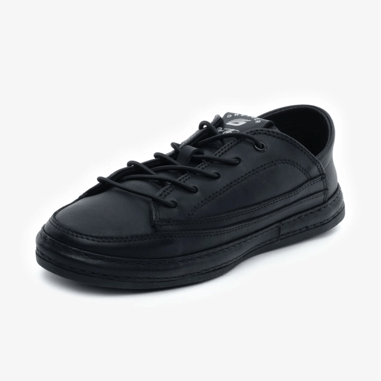Greyder 33670 Siyah Hakiki Deri Kadın Sneaker Ayakkabı