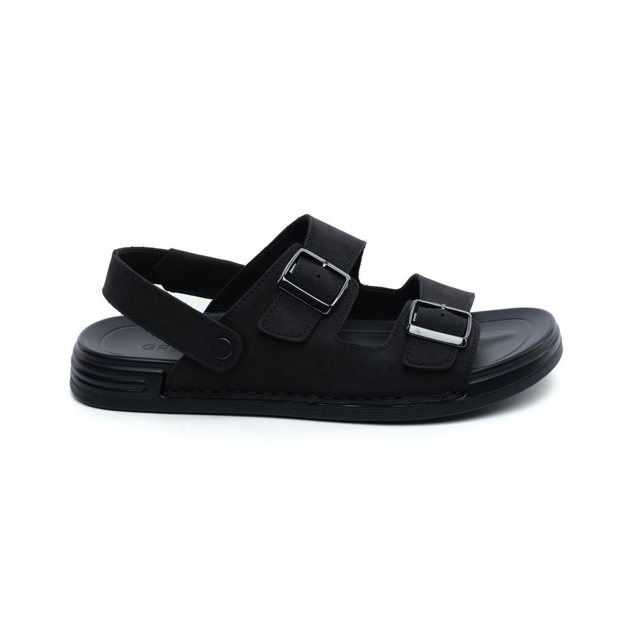 Greyder 64700 Siyah Hakiki Deri Erkek Sandalet