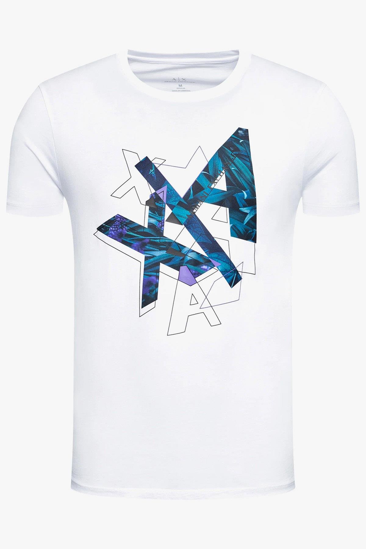 Armani Exchange Bisiklet Yaka Pamuklu Erkek T-Shirt