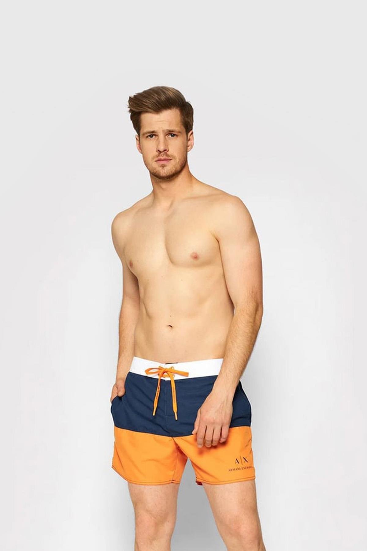 Armani Exchange Erkek Deniz Şortu Cepli Mayo