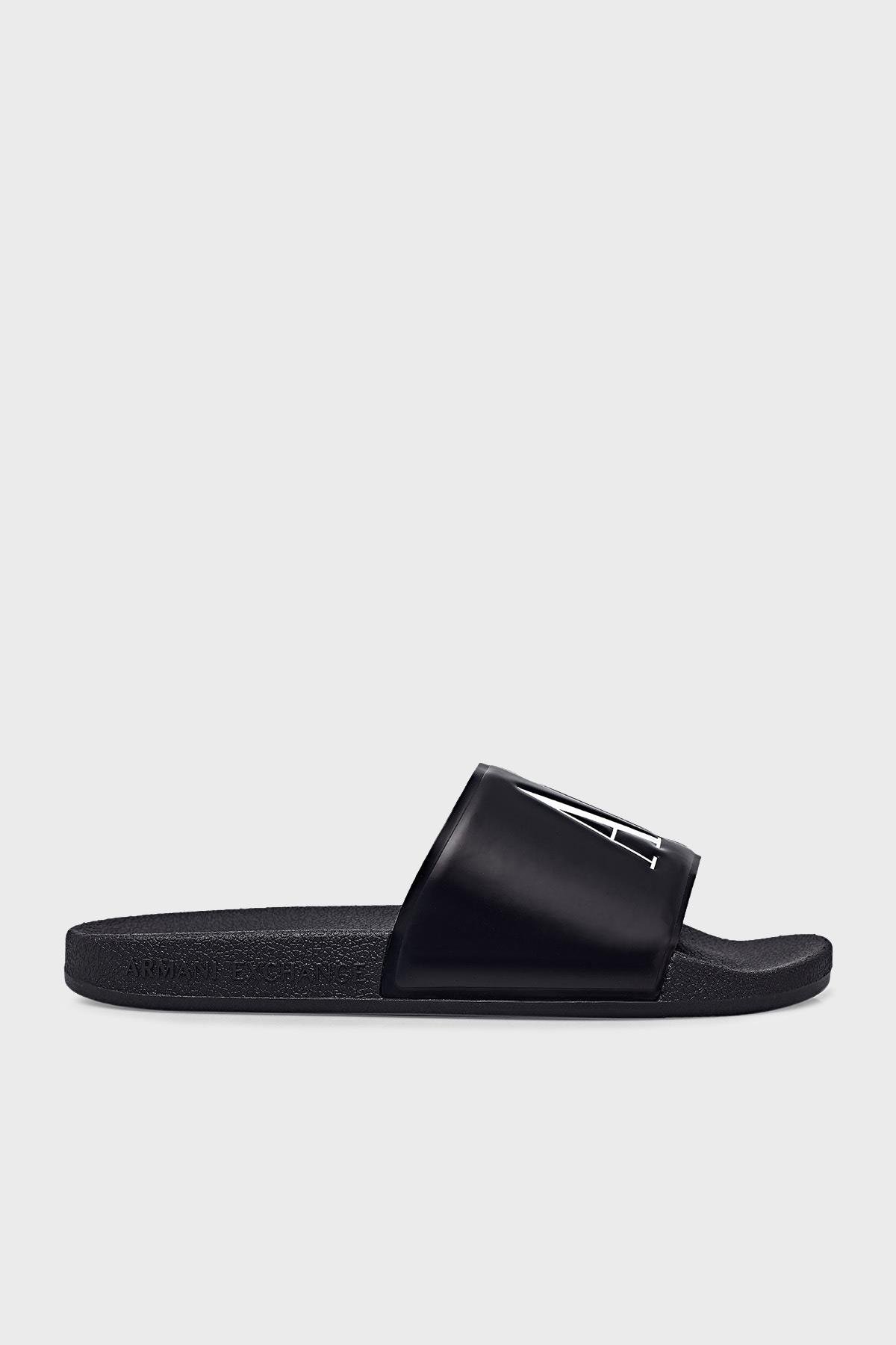 Armani Exchange Logo Erkek Plaj Terlik
