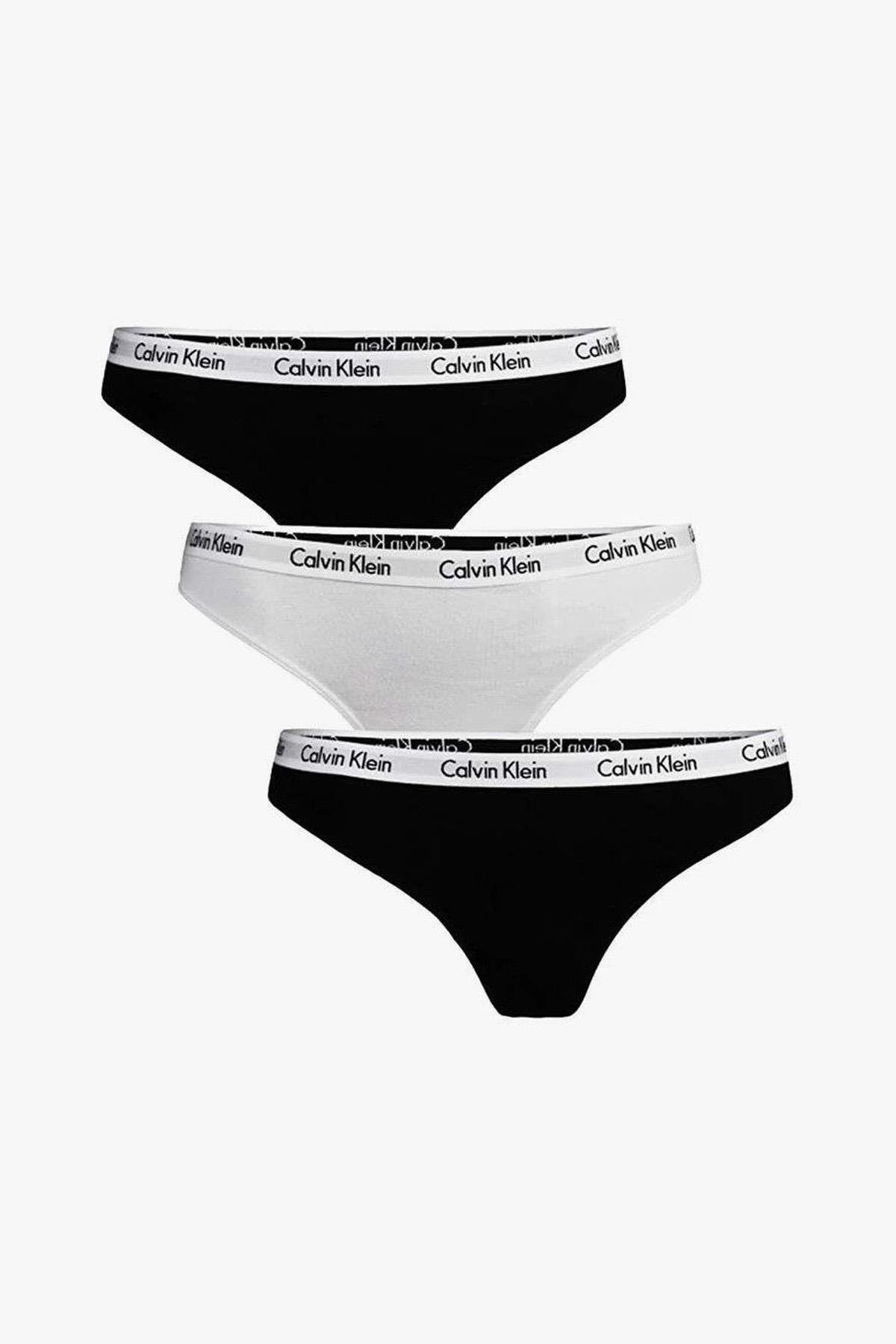 Calvin Klein Kadın 3'lü Bikini Set 000QD3588E999