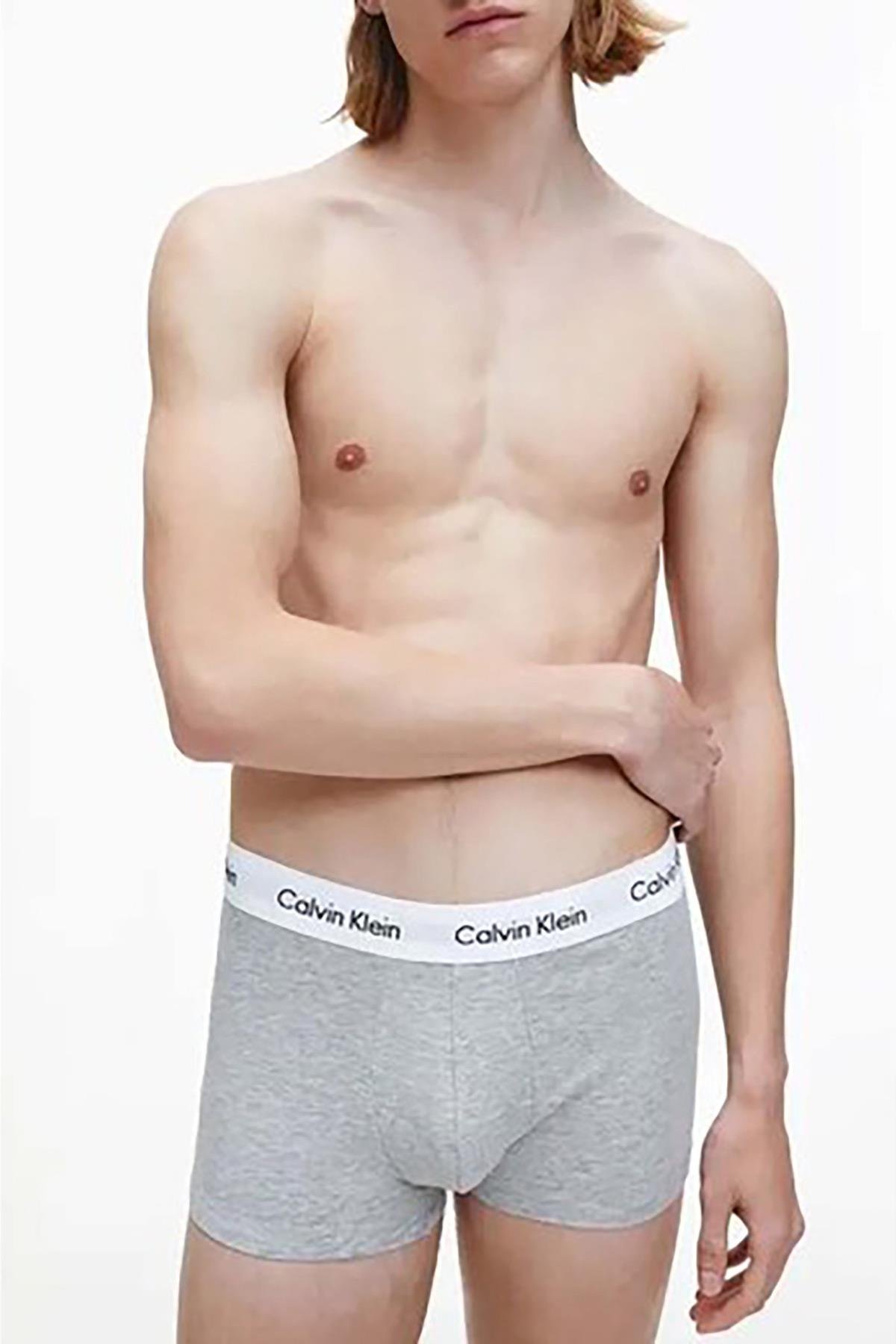 Calvin Klein Logo Pamuklu 3'lü Boxer 0000U2662G