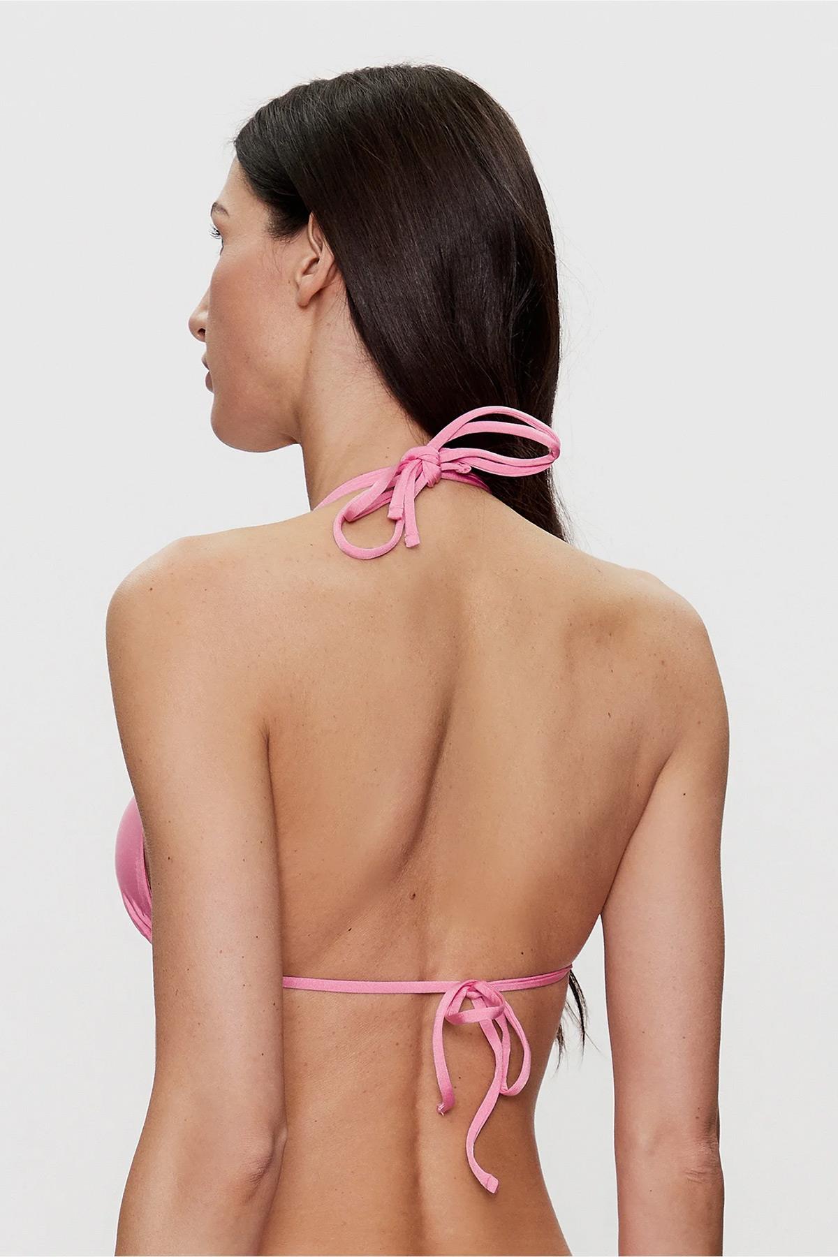 Guess Kadın Bağlama Detaylı Gold Jevel  Bikini Üstü E3GJ1-1MC04Q