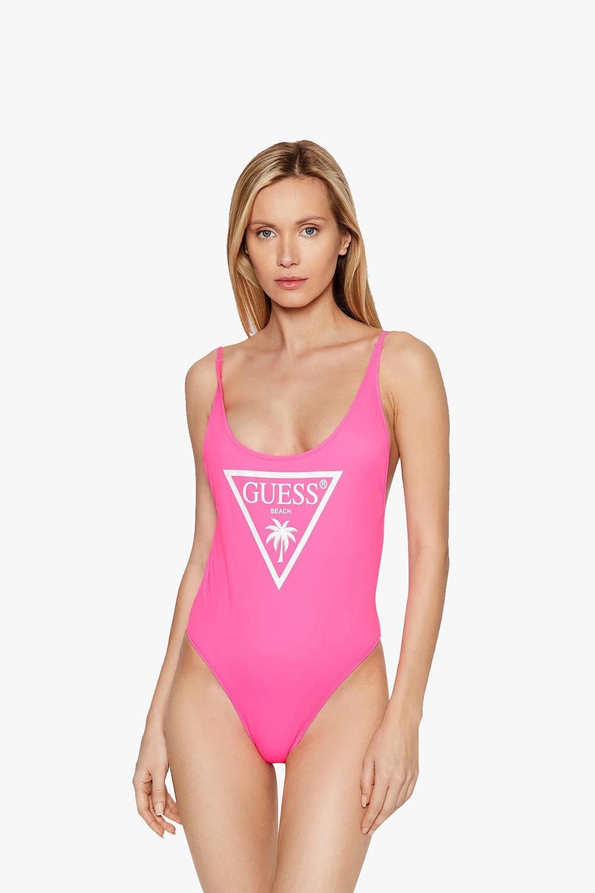 Guess Logolu One Piece Mayo Tek Parça Ayarlanabiliir E02J33-LY00K