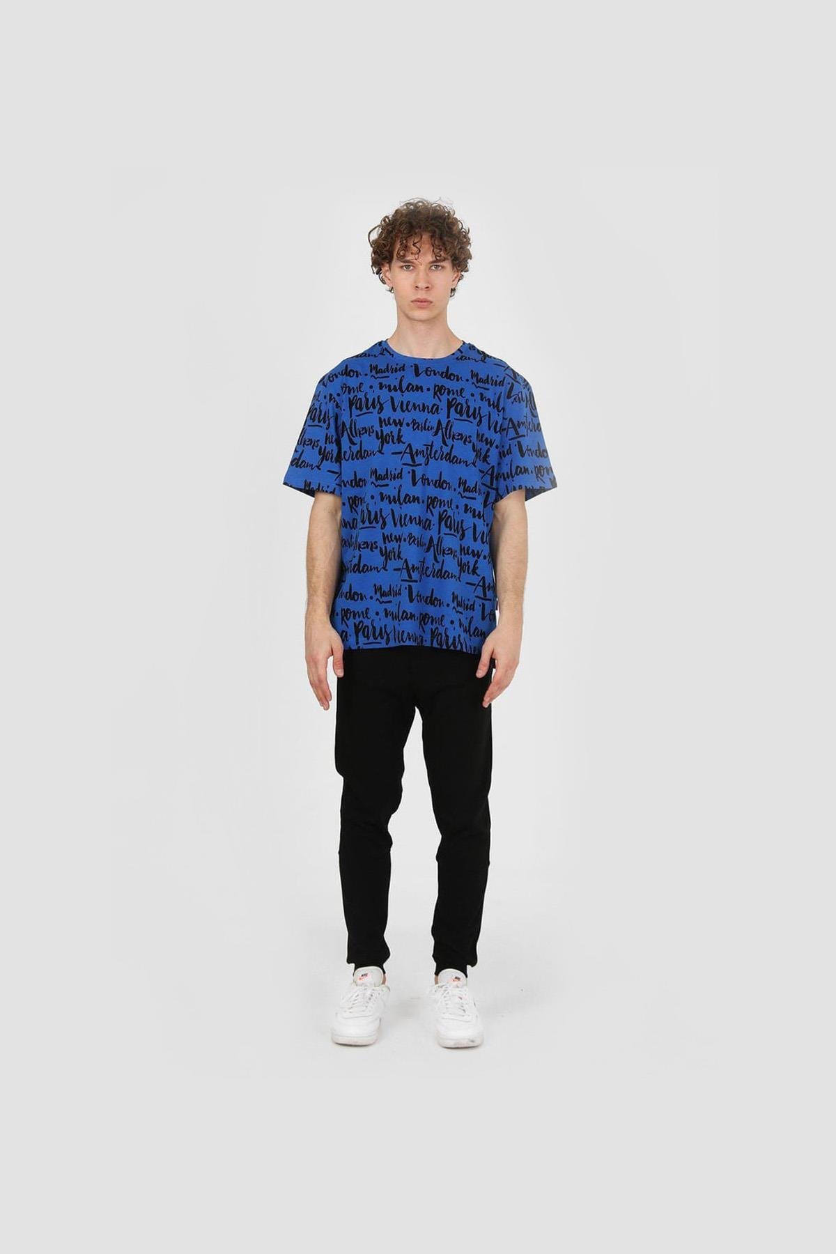 John Frank Basic Pijama Takımı - Metropole Mavi