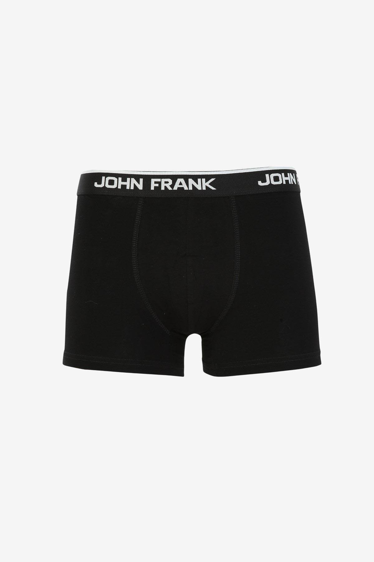 John Frank İkili Siyah Tora Boxer