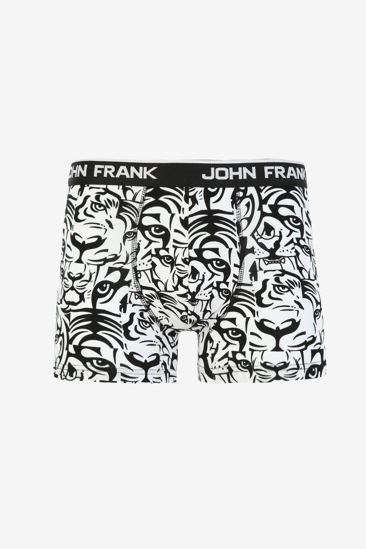 John Frank İkili Siyah Tora Boxer