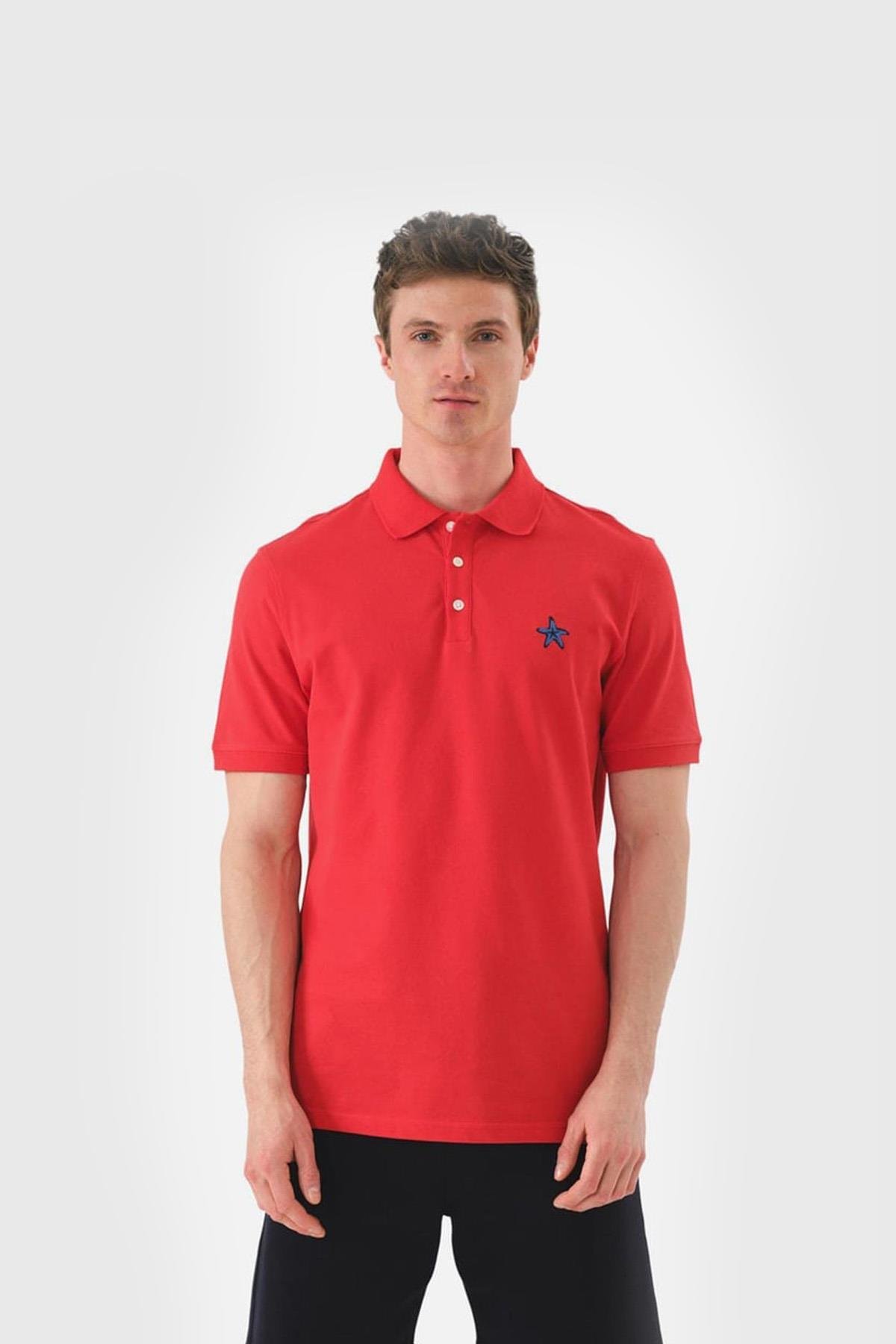 John Frank Starfish Erkek  Polo T-Shirt