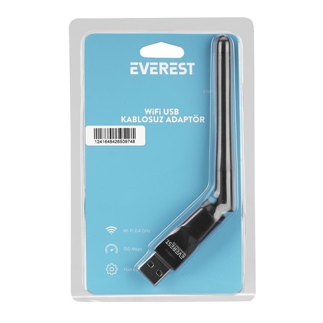 2.4GHz MT7601 İşlemcili 2dBi 150 Mbps Wireless Usb Kablosuz Wi-Fi Adaptör
