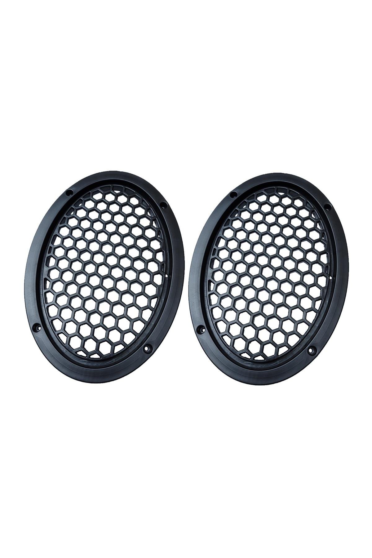 2 Adet - Oval Hoparlör Kapağı – (6x9) İnç Kaliteli Plastik Midrange Kapak