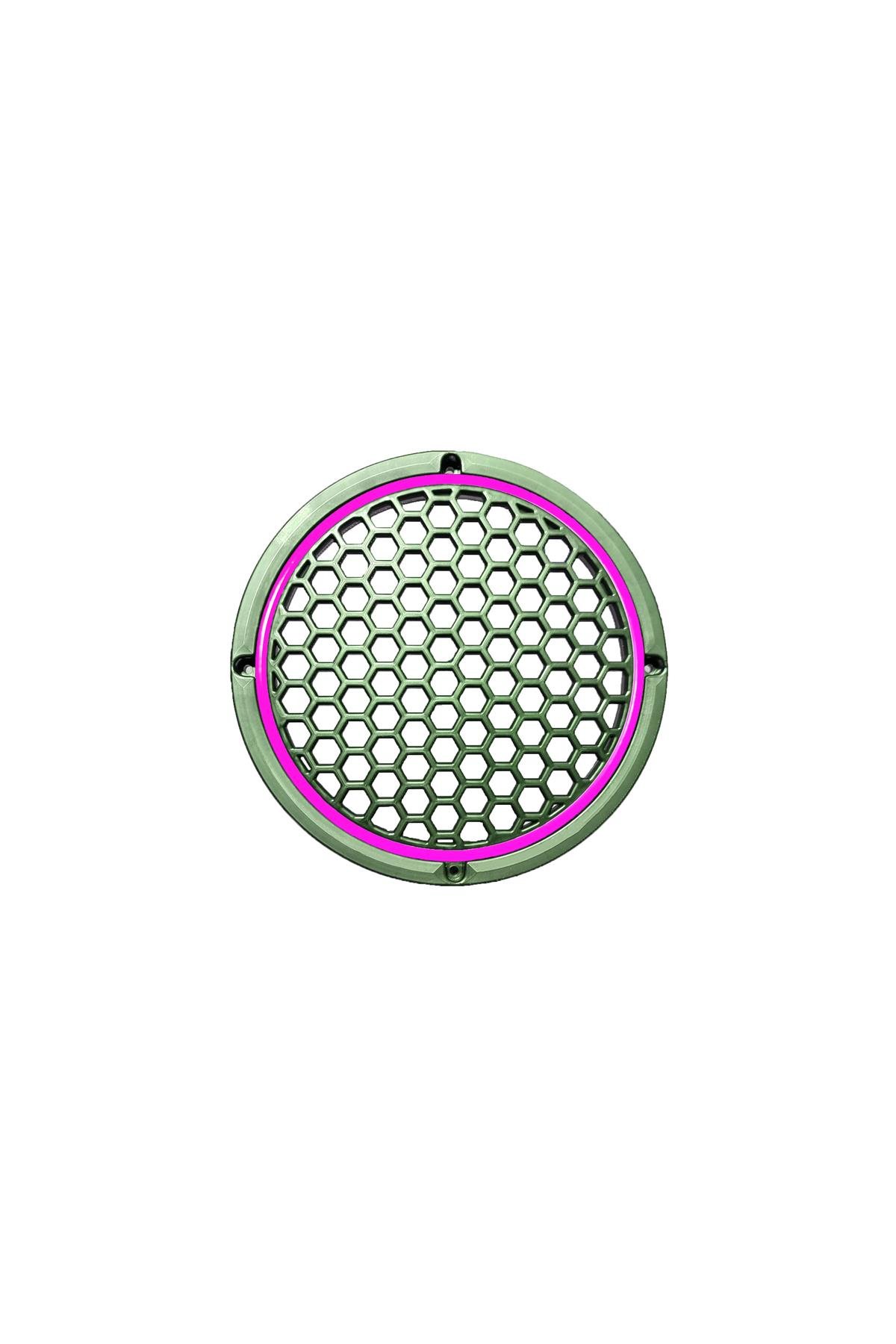 Neon Işıklı 20 cm Hoparlör ve Midrange Kapağı - 2 Adet - Mor