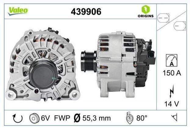 ALTERNATÖR FORD B-MAX,FİESTA VI, FOCUS III, S60