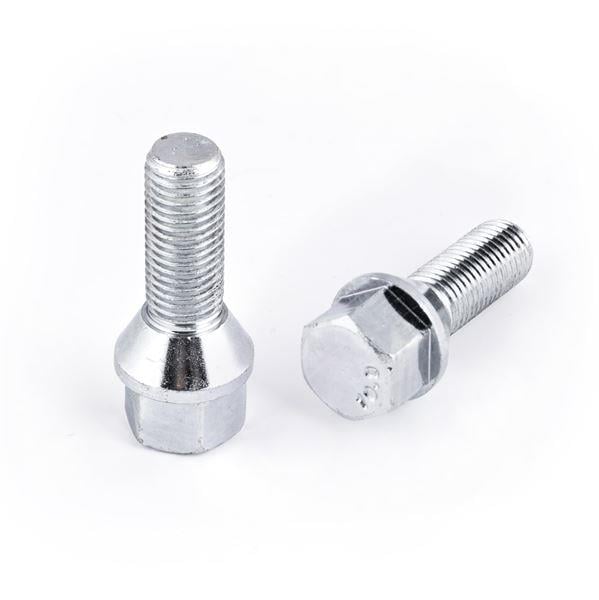 BİJON CİVATASI ÇELİK JANT BEYAZ ÇİNKO 10.9 KALİTE ABARTH ALFA ROMEO CİTROEN FİAT FORD LANCİA OPEL PEUGEOT VAUXHALL AA17 - M12×1.25×22 46651 70919341