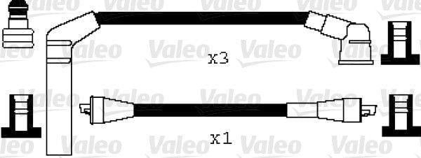 BUJİ KABLOSU TAKIM DAIHATSU CHARADE 6, 12V 78>96