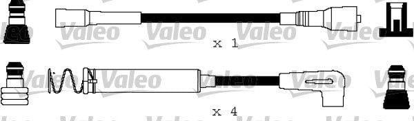 BUJİ KABLOSU TAKIM OPEL CORSA 8V 84>90