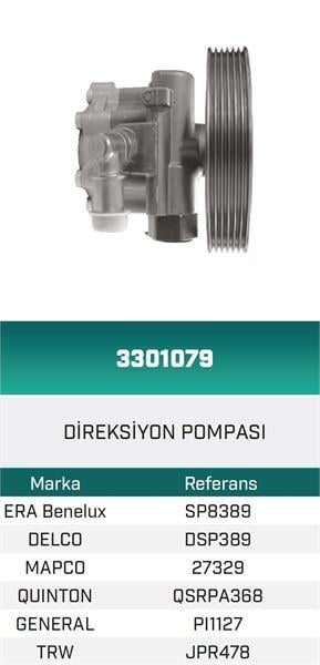 DİREKSİYON POMPASI HİDROLİK 605 2.0 TURBO HATTAT/HEMA