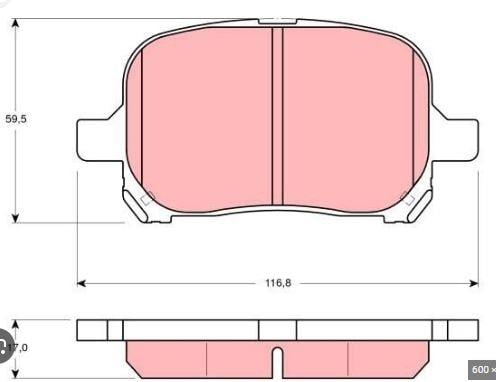 DISK BALATA TOYOTA-CAMRY (V20) 96-2001 ON