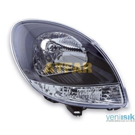FAR KOMPLE SOL MOTORLU RENAULT KANGOO SİYAH ÇERÇEVELİ 2008-2009