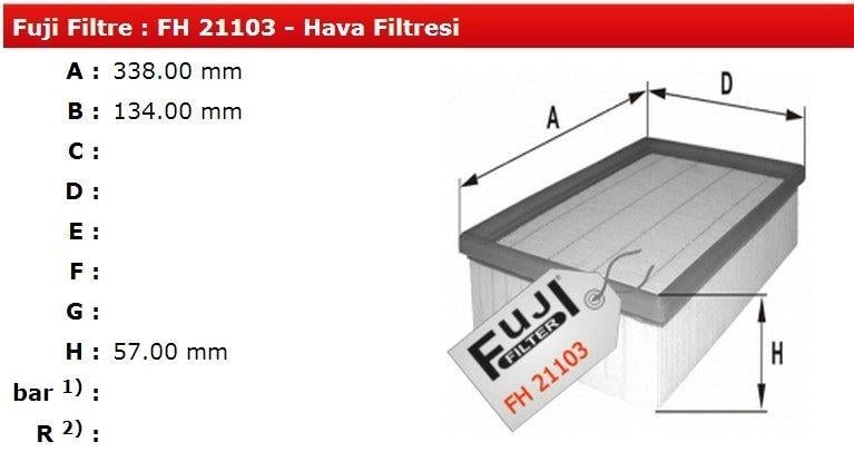 HAVA FİLTRESİ GOLF II 1.5 D