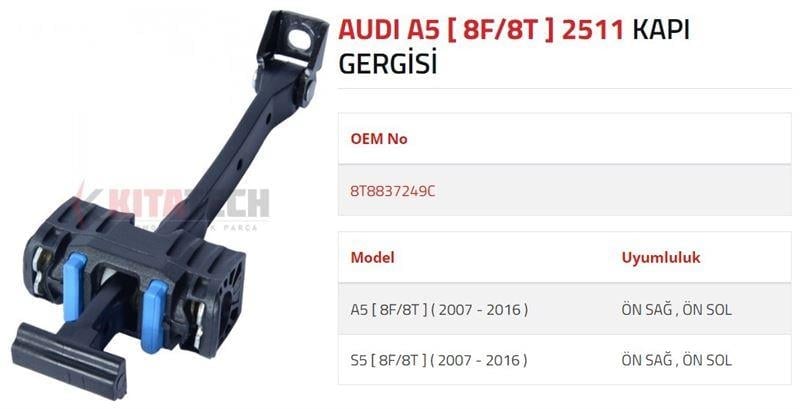 KAPI GERGİSİ A5  S5 ÖN 2007-2016