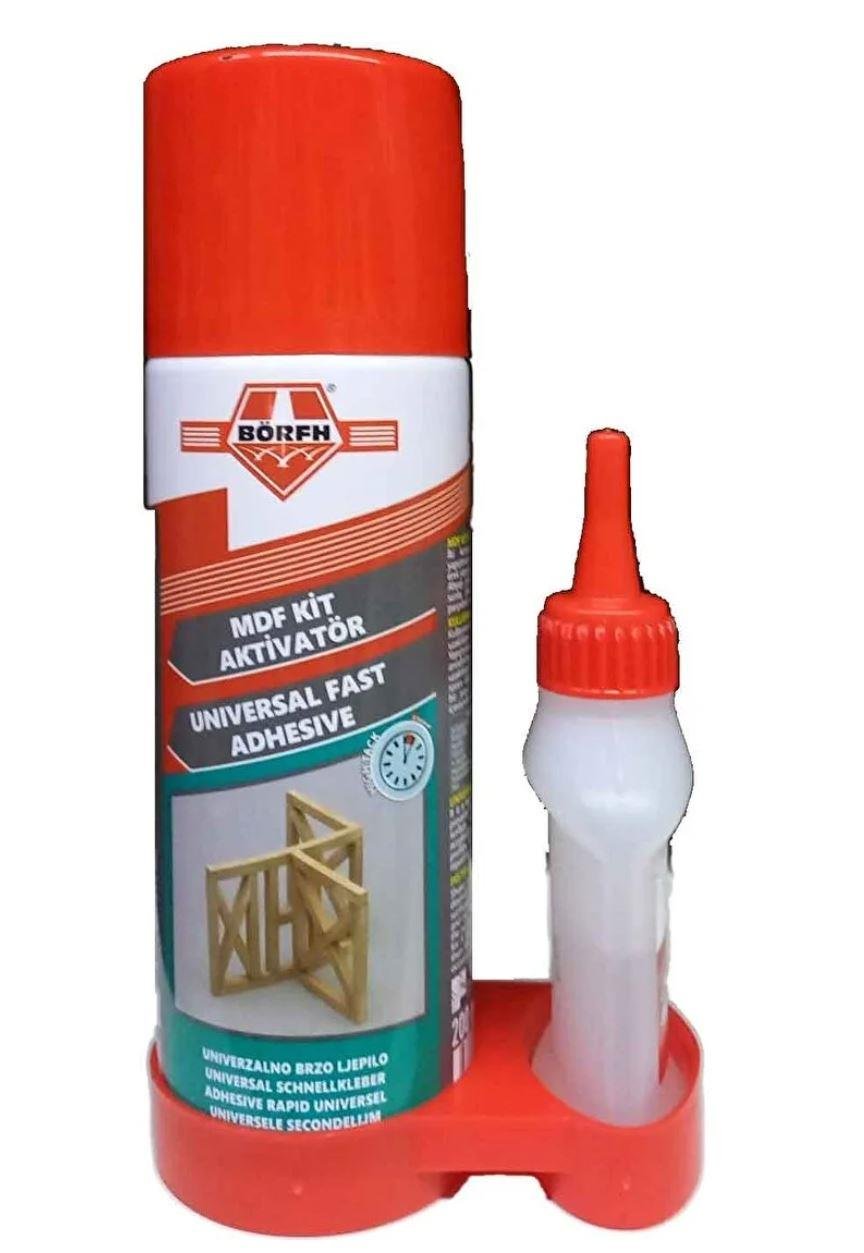 MDF KİT YAPIŞTIRICI SET 200ML  ÇİFT KOMPENENTLİ HIZLI AKTİVATÖRLÜ