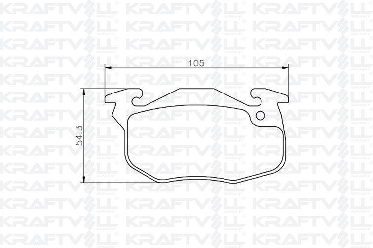 ON FREN BALATASI R9 YM R19 CLIO III EXPRESS SAXO 1.0I.1.1I.1.4I SAXO P106 P306 P405