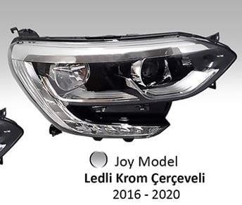 RENAULT MEGANE IV 2017- FAR JOY MODEL LEDLİ KROM ÇERÇEVELİ MANUEL SOL 260605154R 046917