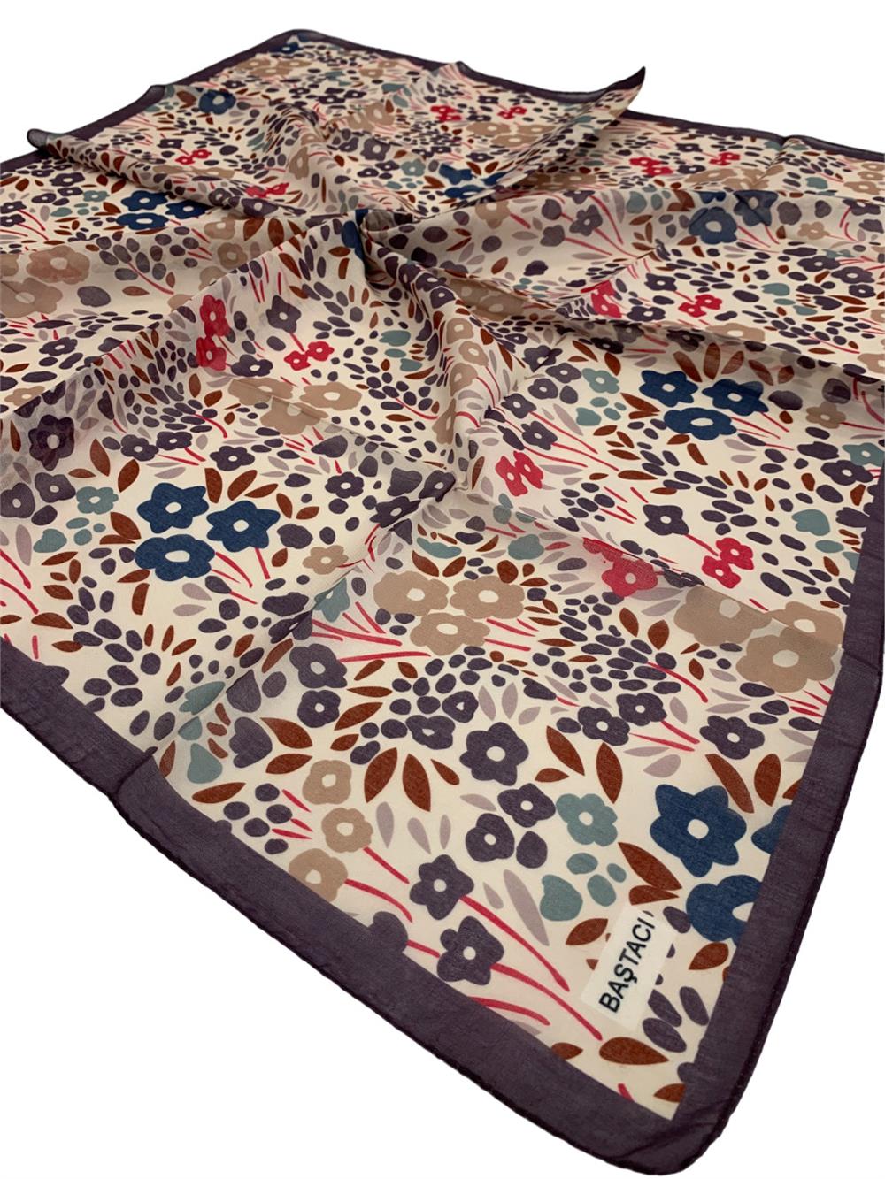 BAŞTACI SOFT 0007 PUSLU LEYLAK EŞARP