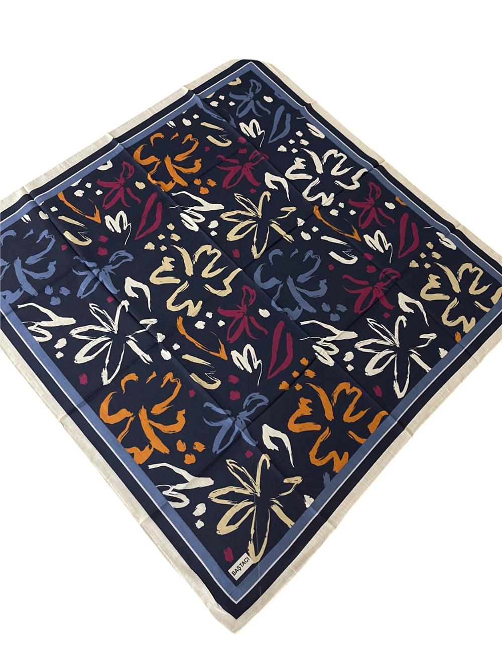 BAŞTACI SOFT 0206 PRUSYA MAVİ EŞARP