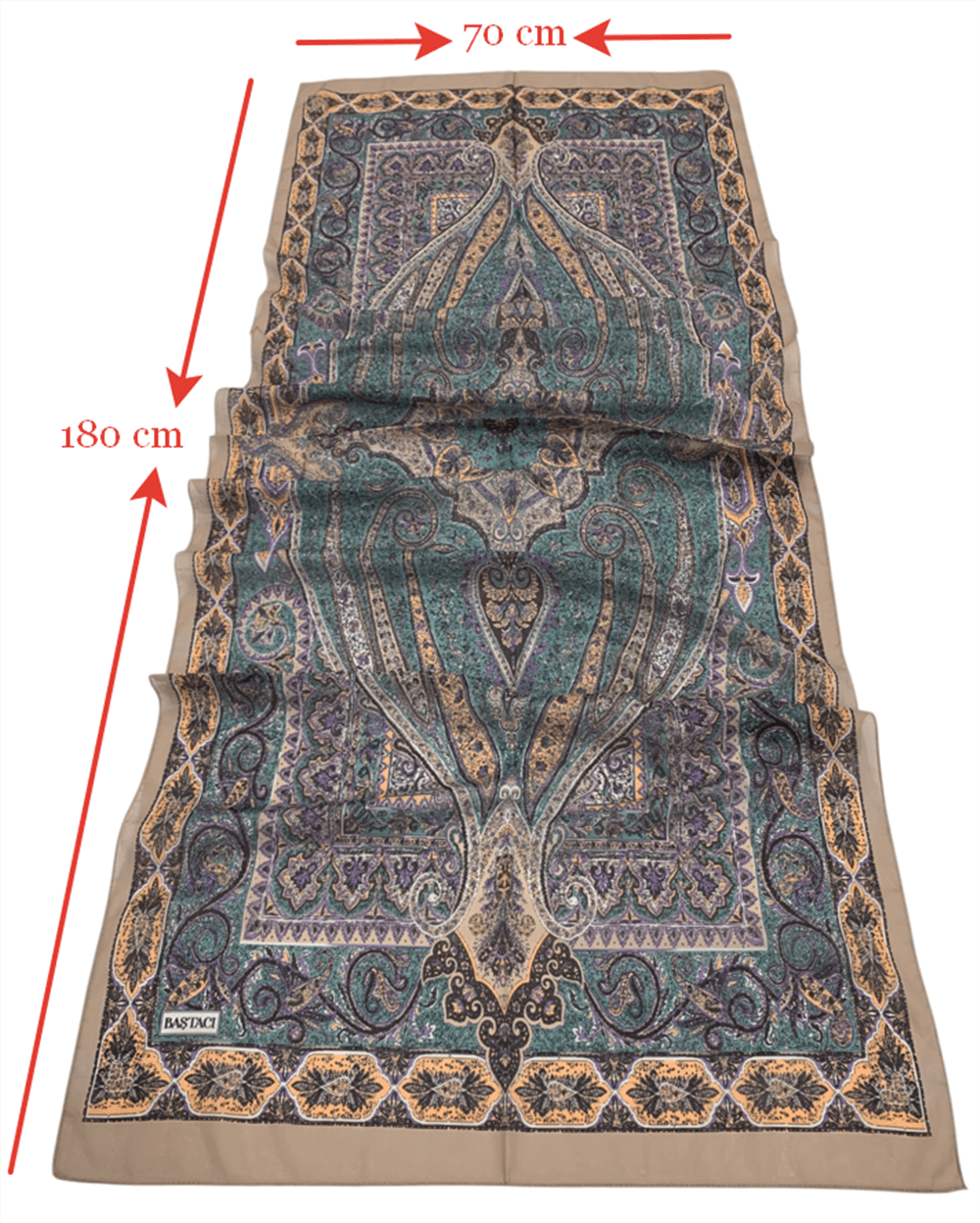BAŞTACI SOFT ETNİK 0222 SOFT YEŞİL ŞAL