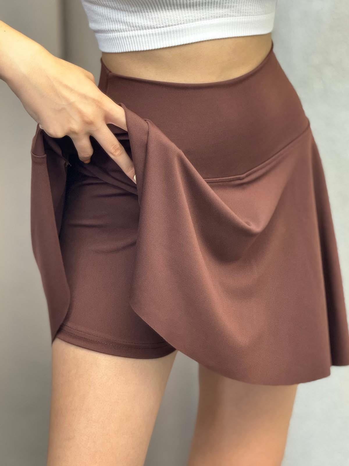Oysh Kahve Şort Etek