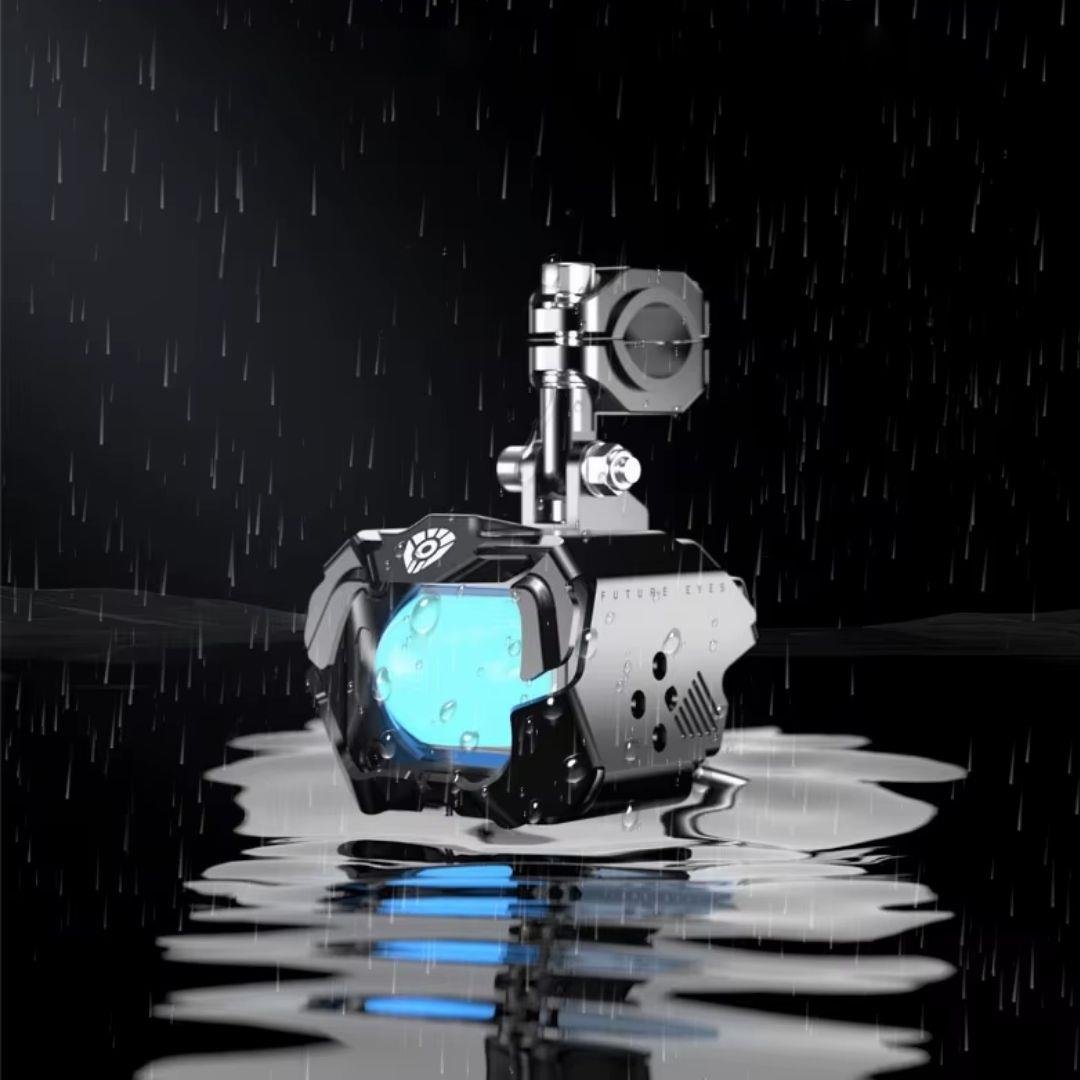 Future Eyes F30P Motosiklet Sis Farı 120W Mavi Angel