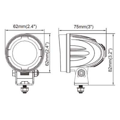 Nukrotech Velocity 10W Motosiklet Sis Farı