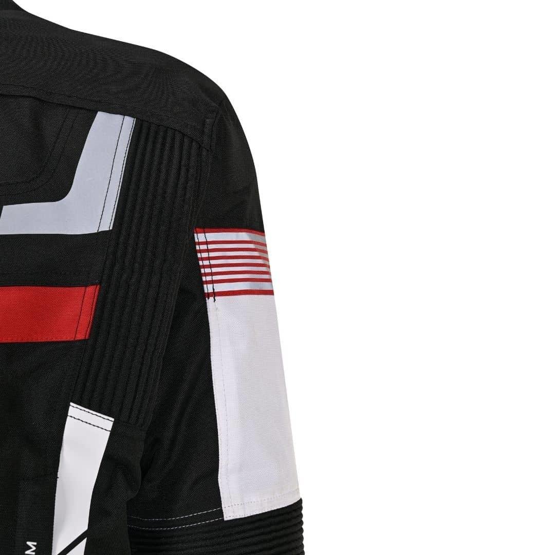 Nukrowear STEALTH PRO Kırmızı 4 Mevsim Erkek Motosiklet Ceketi