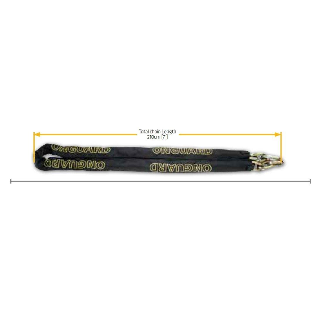 Onguard Anahtar Kilitli Beast Zincir 8018L 210cm x 12mm