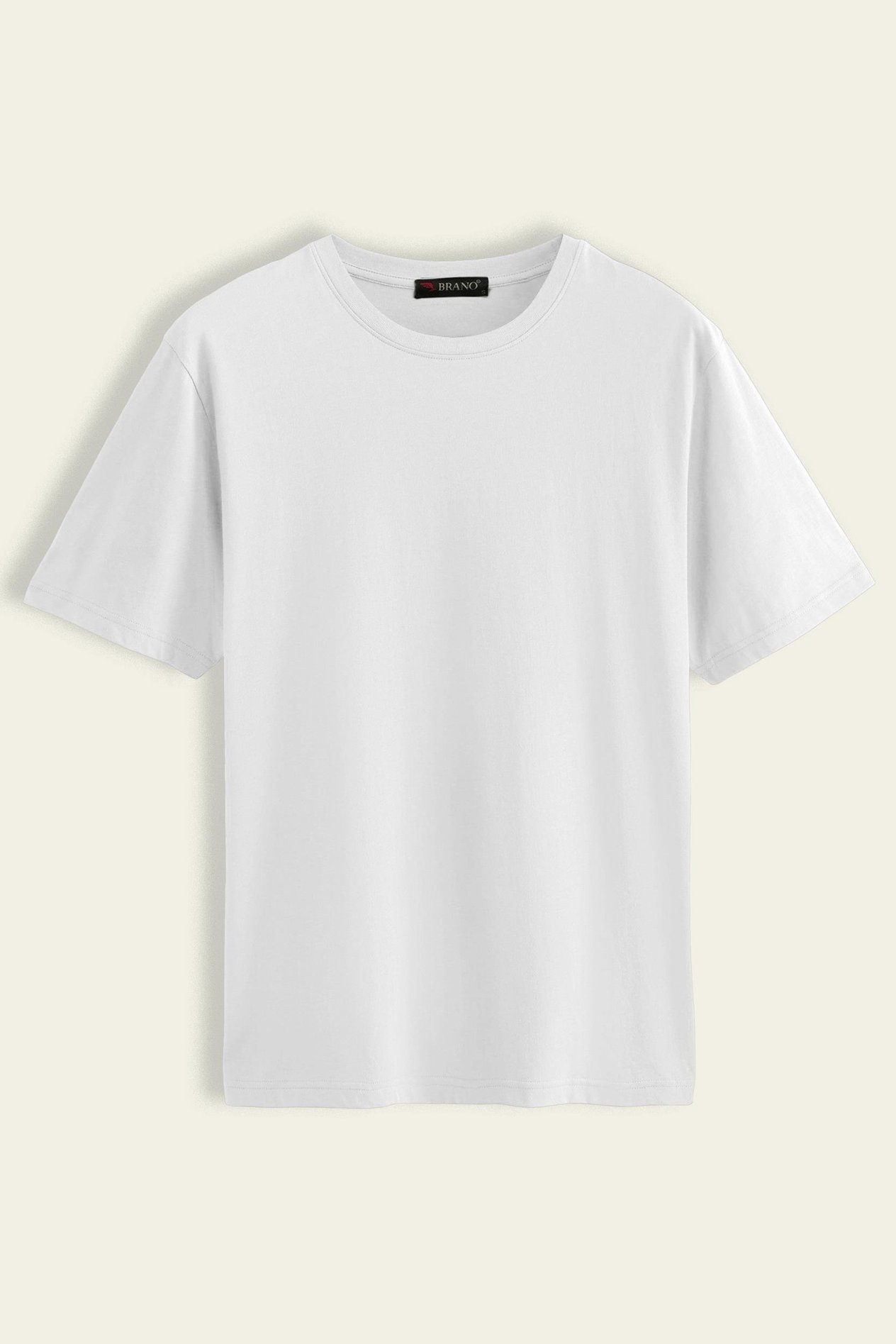 HANCLOUnisex 2-li Paket %100 Pamuk Basic Regular/Normal Kesim Bisiklet Yaka Kısa Kollu T-ShirtT-Shirt